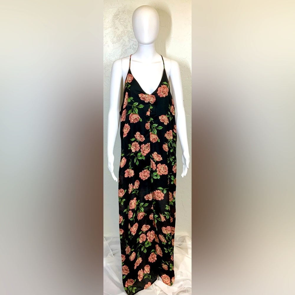 Maxi Dress with short skirt